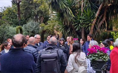 Visita al Monasterio de San Jerónimo y al Jardín Botánico. Departamento de italiano.